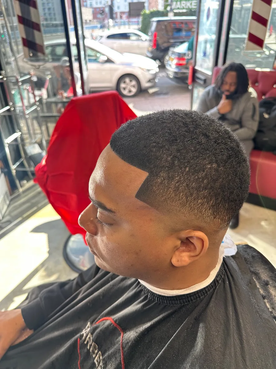 Skin fade haircut